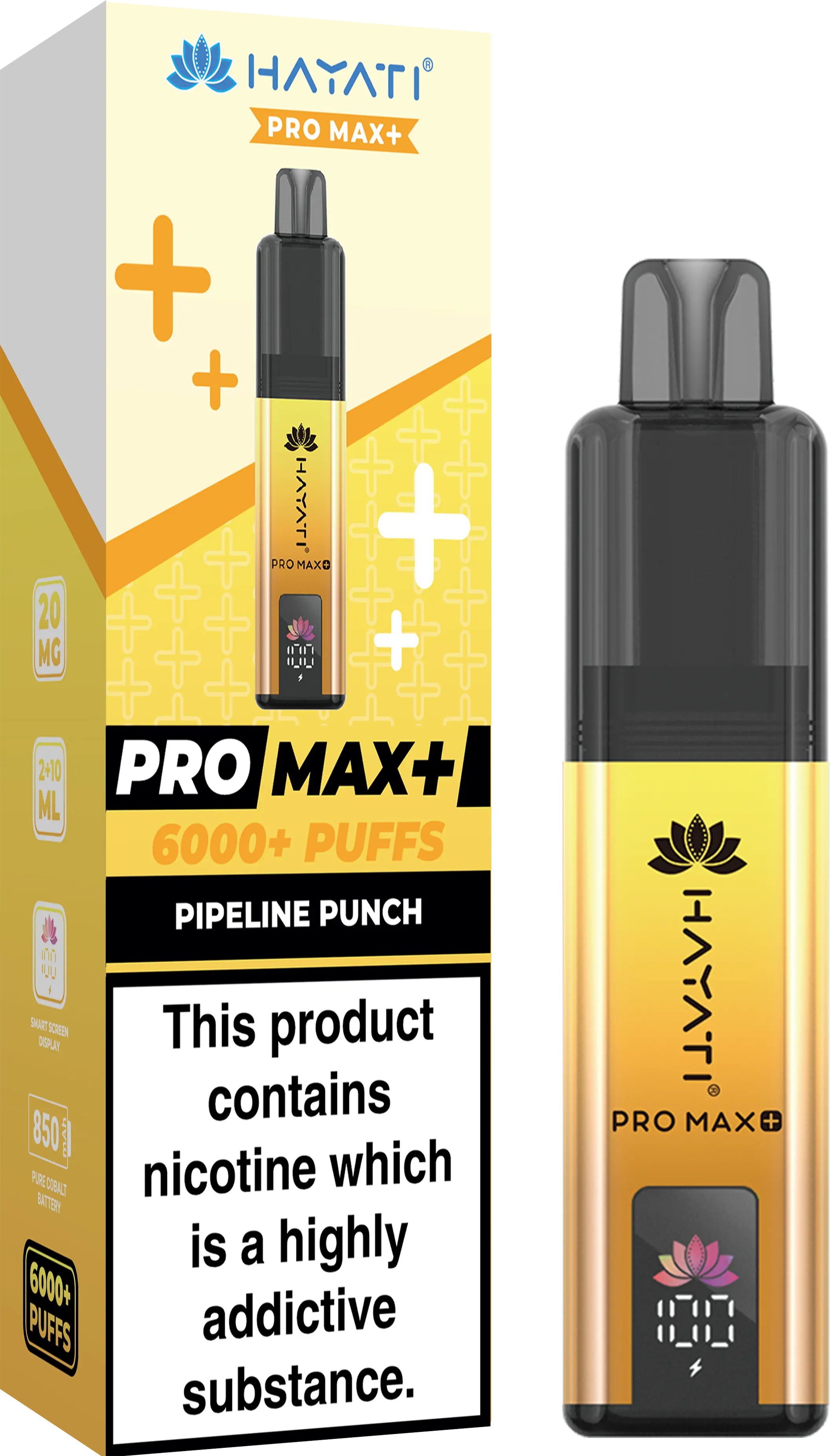 Hayati Pro Max 6000 Puffs Disposable Vape Pack of 10 - Vape wholesale supplies